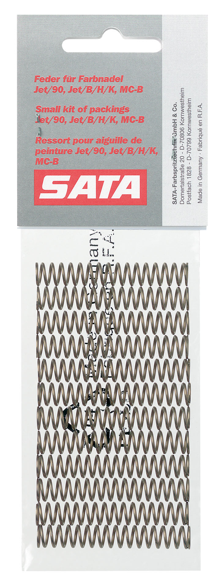 Fjeder til farvenål, 10520