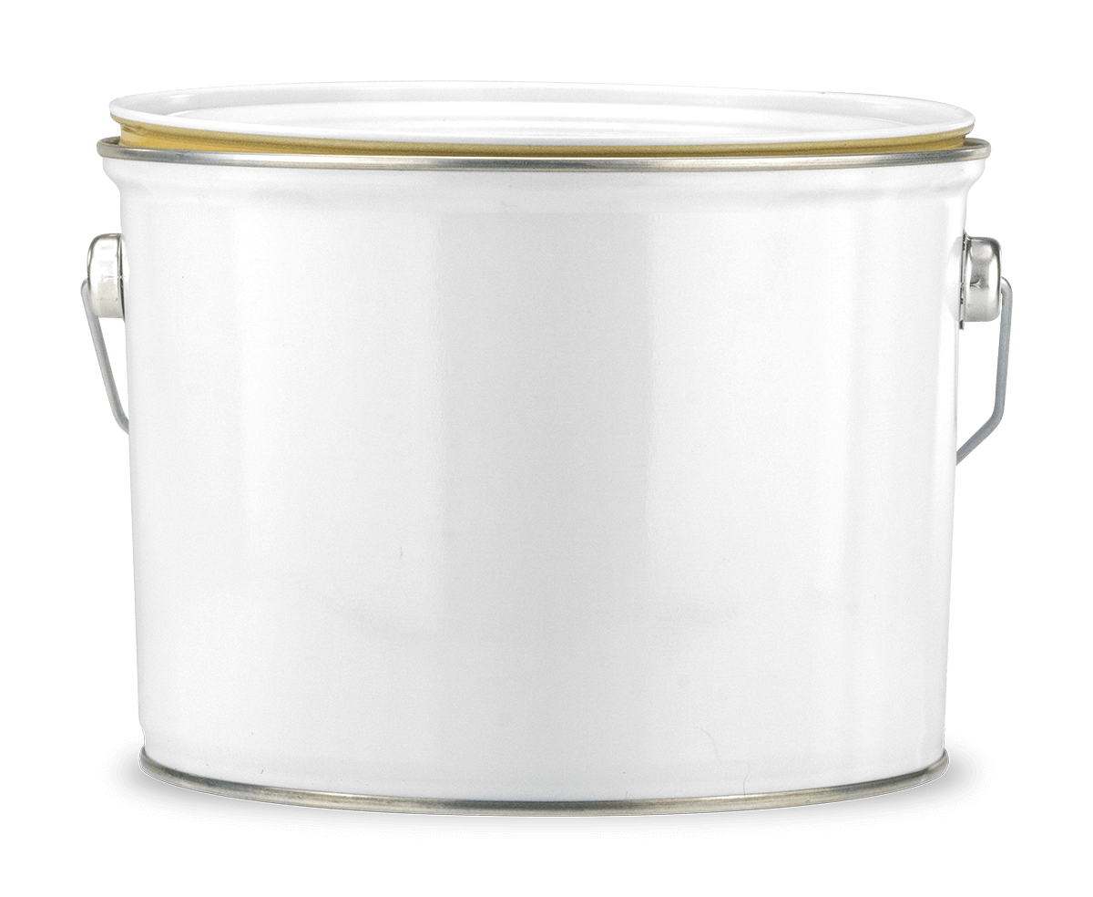 Blikspand Uden Låg 3 Liter Hvid/Lak