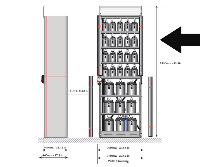 Alphamix 60 Topsektion
