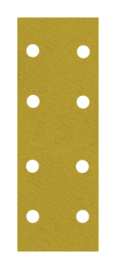 30-125 Abrasive Stripe Premium Gold 70 x 198 mm