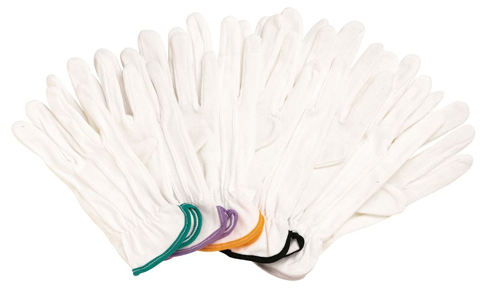 L70-725 Worksafe Bomuldstrikot Handske Med Dupper