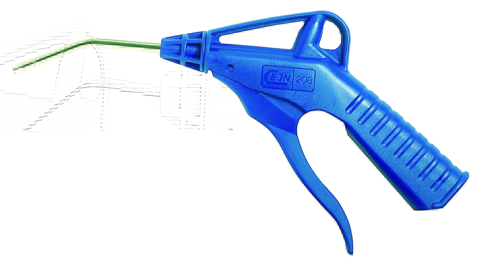 Air And Fluid Gun Fixed Tube 1/4 11 208 0100