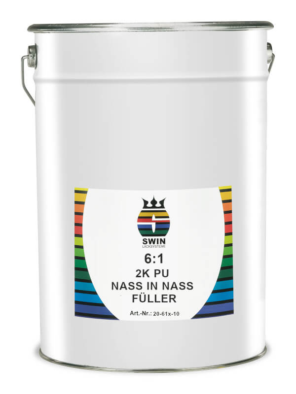 20-610-10 2K Pu Nass in Nass Füller 6:1 Cremehvid