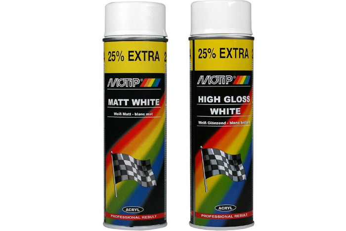 Rallye Spraymaling Hvid