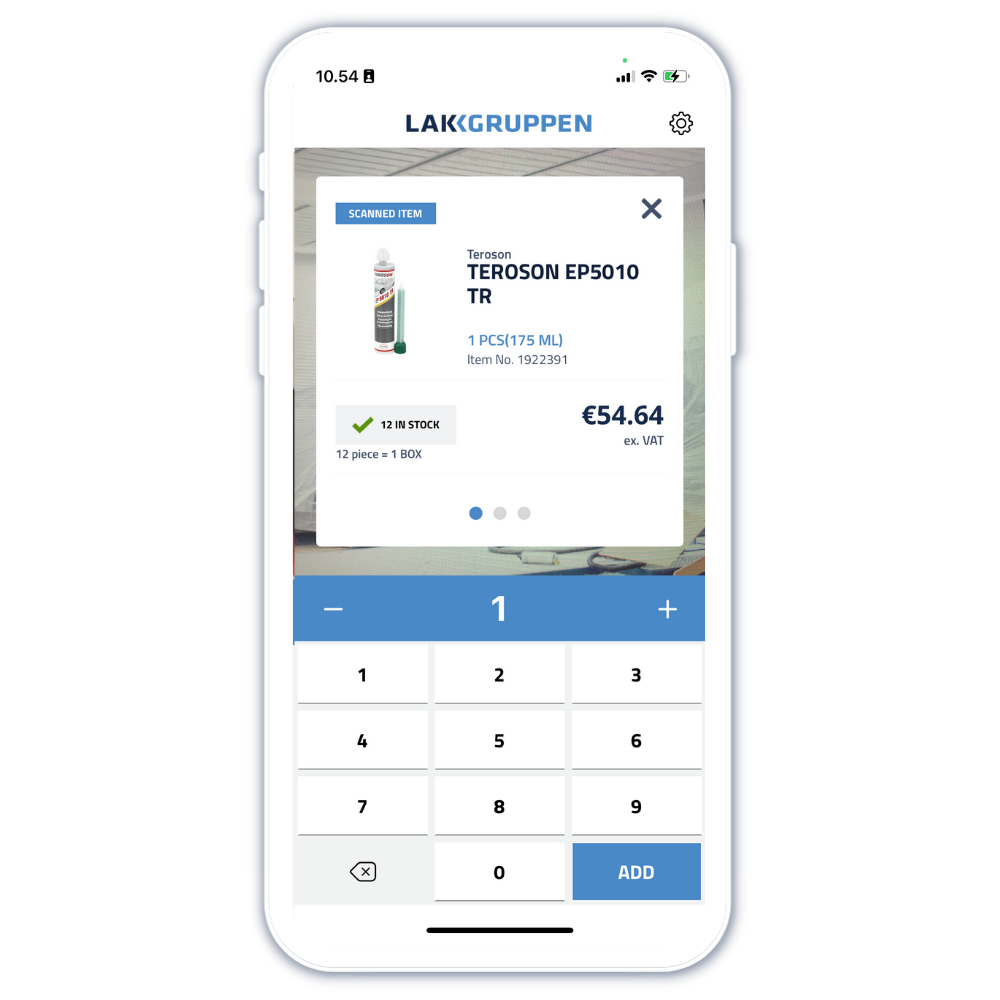 Scanați un cod QR sau un cod de bare LAKGRUPPEN