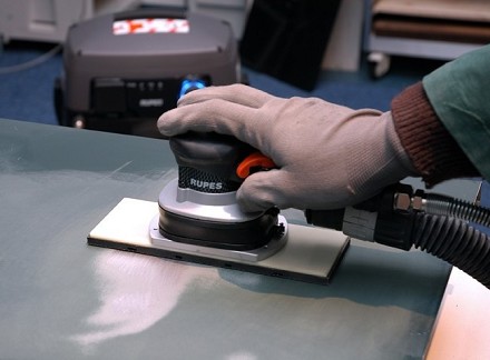 RE21ALN Pneumatic Orbital Palm Sander 70x198mm