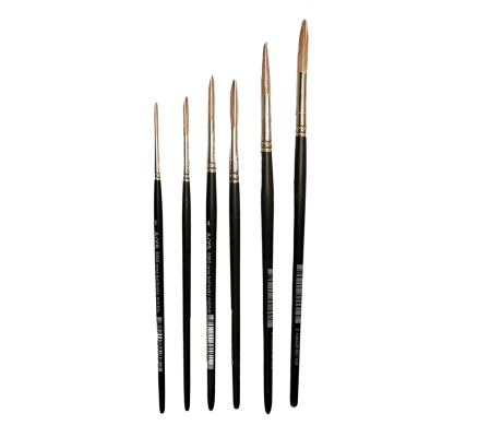 6060 Skrivepensel Rund Kolinsky