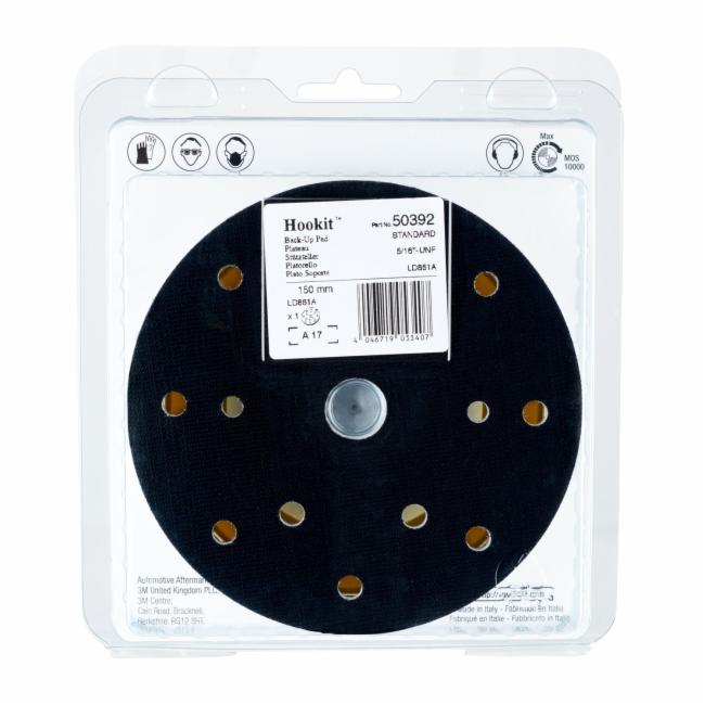 Hookit Bagplade, 15 H, 5/16" Standard, 150 mm