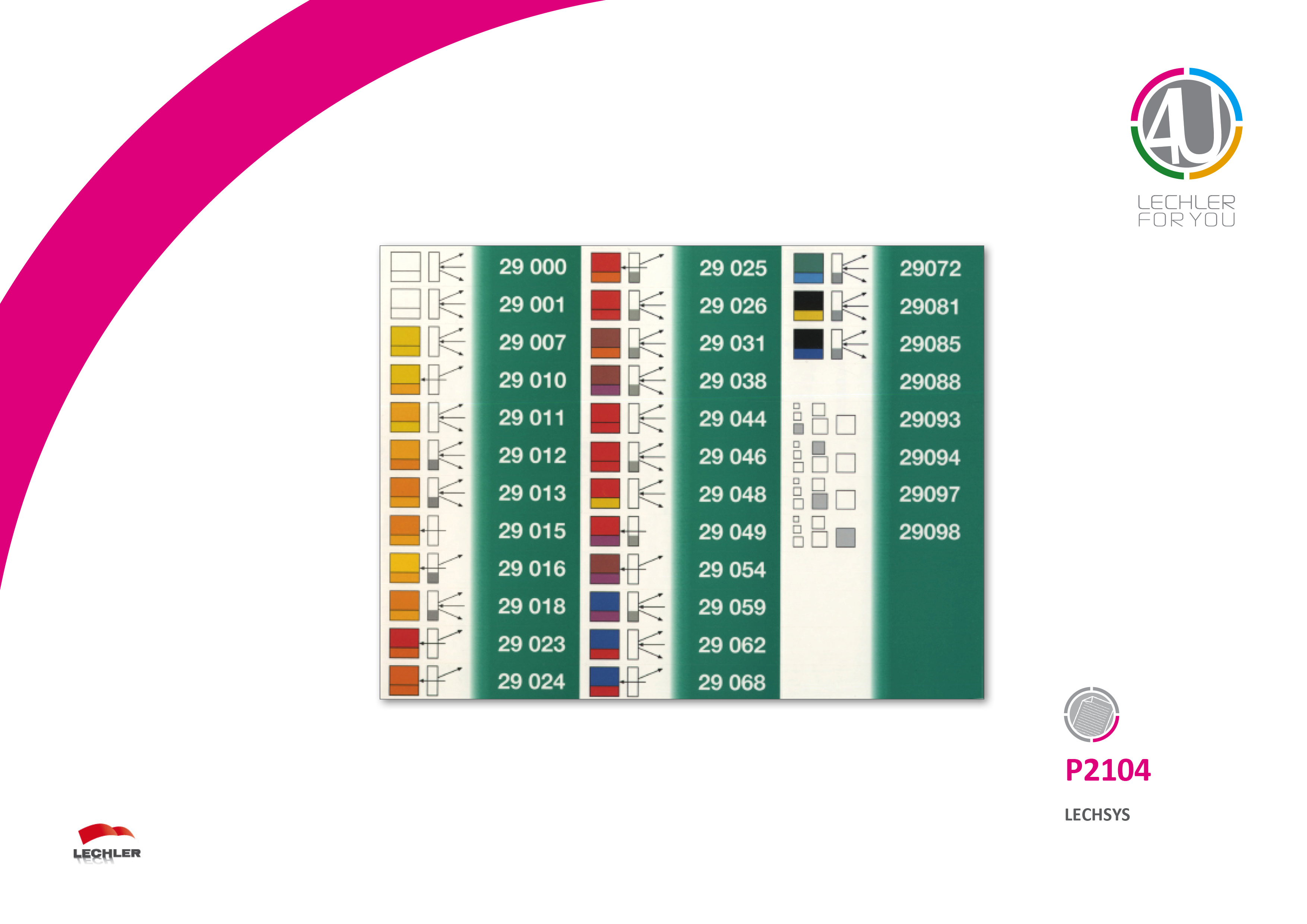 P2104 Lechsys Klistermærker Til Omrøringsmaskine