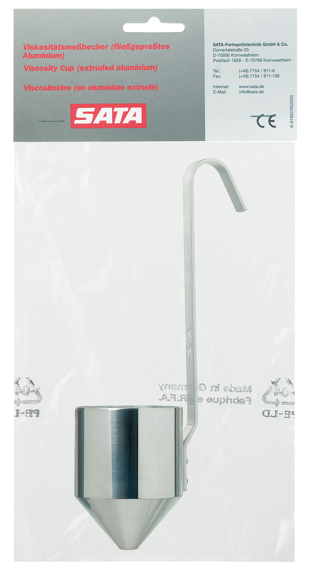 SATA 9852 Viscosity Cup DIN 4 mm