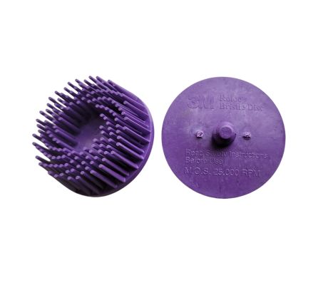 Scotch-Brite Roloc Bristle rondel, 50 mm, P36, Lilla