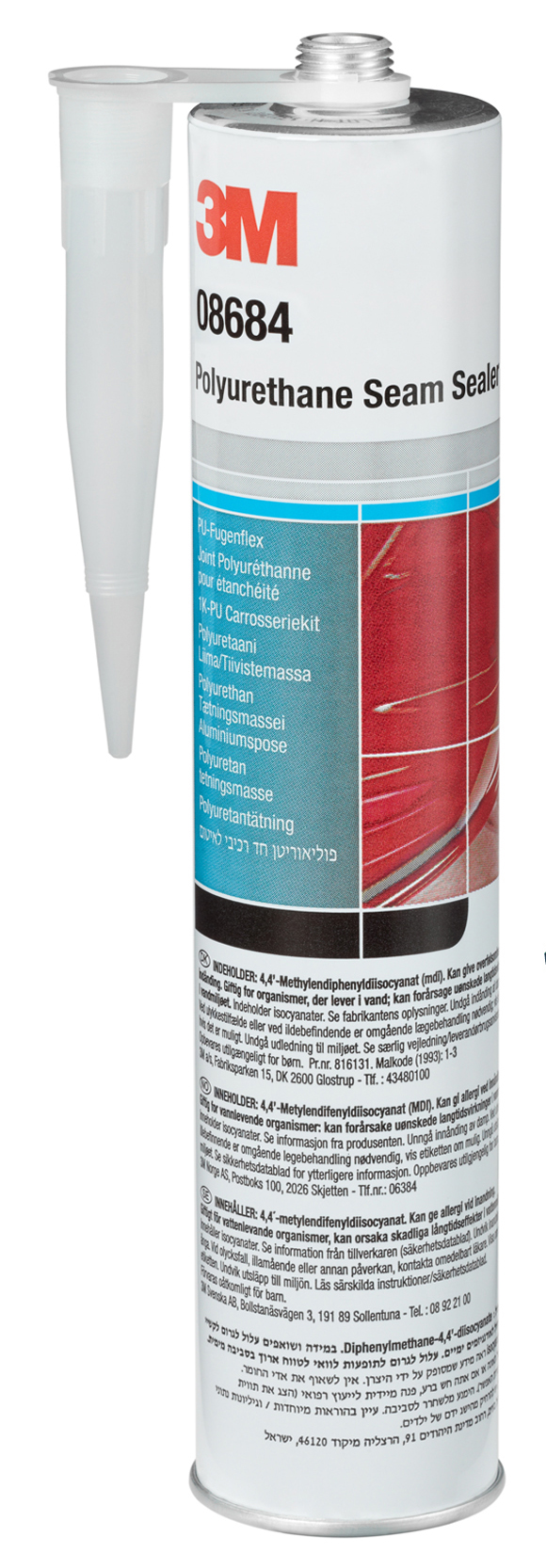 Polyurethan Fugemasse Sort 310 Ml 08694