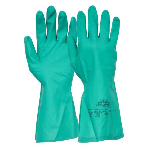 Chemitril Velourseret Nitrilhandske Str. 11