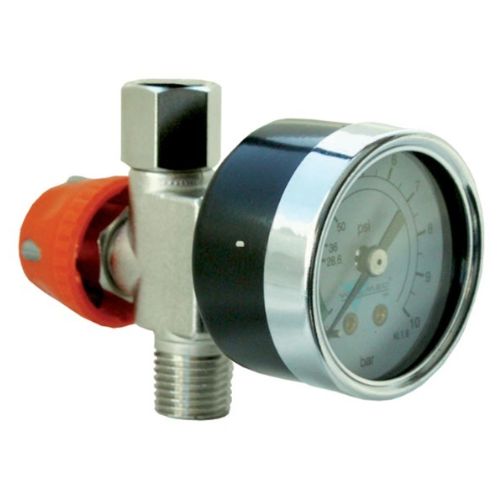 Luftregulator med manometer 1/4" 90105W