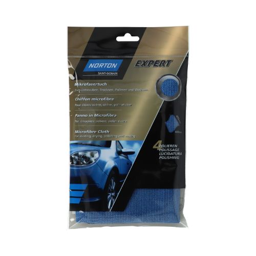 Microfiberklud blå 40 x 40 cm