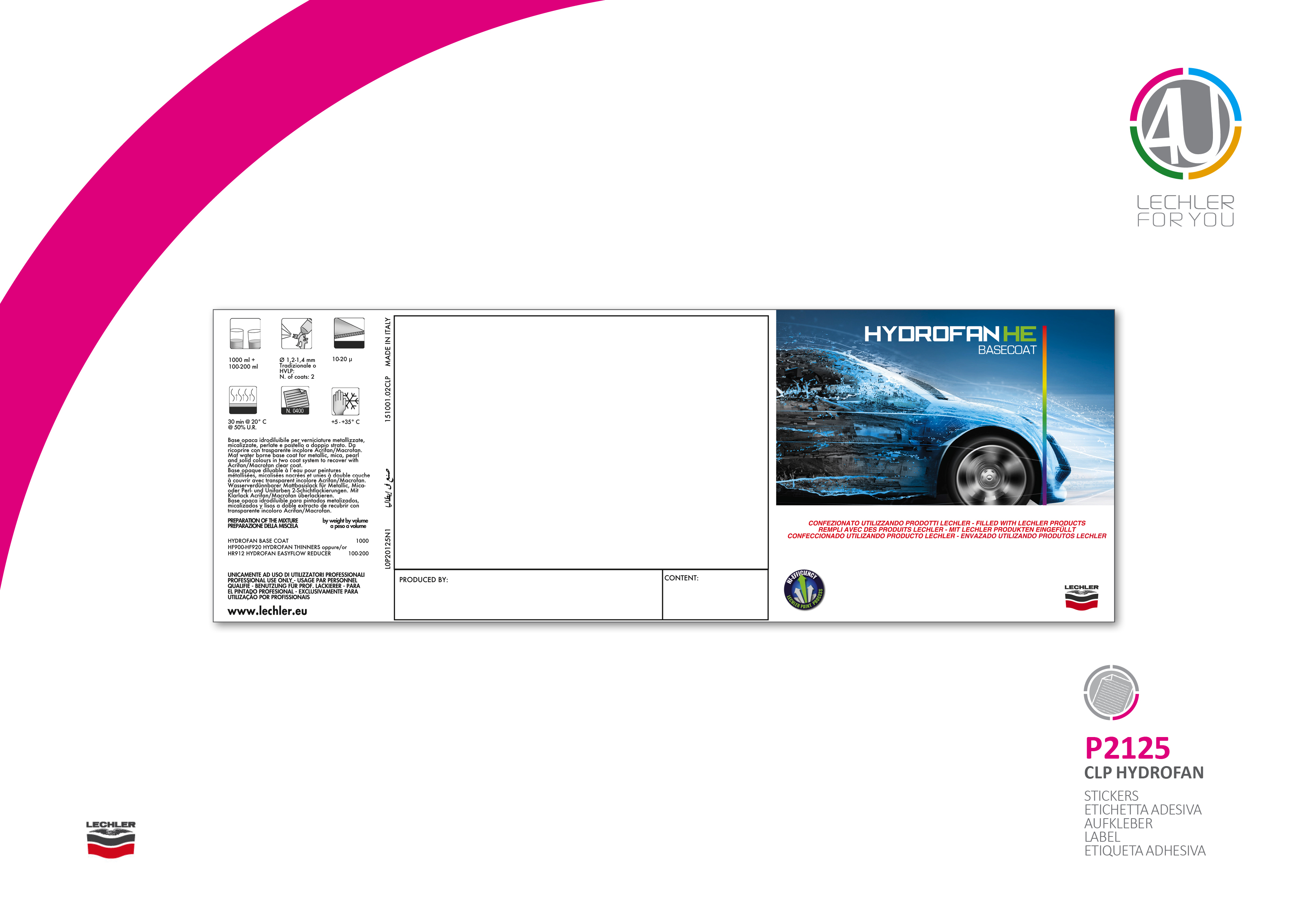 Hydrofan Label Til Dåse