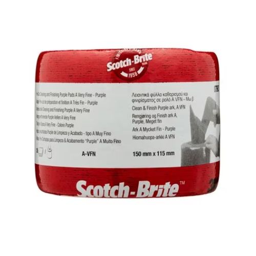 3M Scotch-Brite Clean & Finish rulle, 150 mm x 115 mm, meget fin