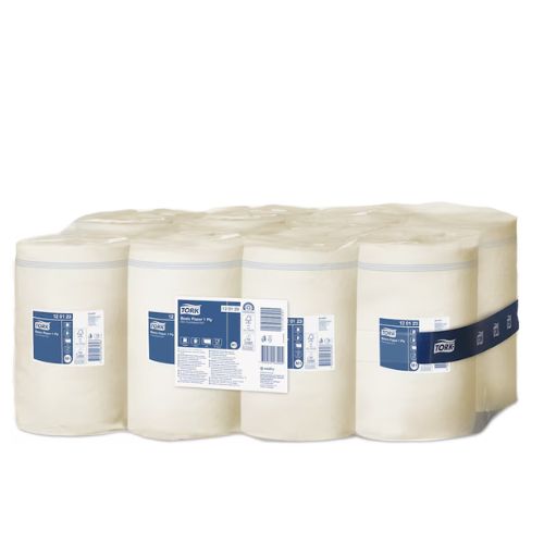 Aftørringspapir Basic 1-Lag 21.5 x 14 Cm x 120 M