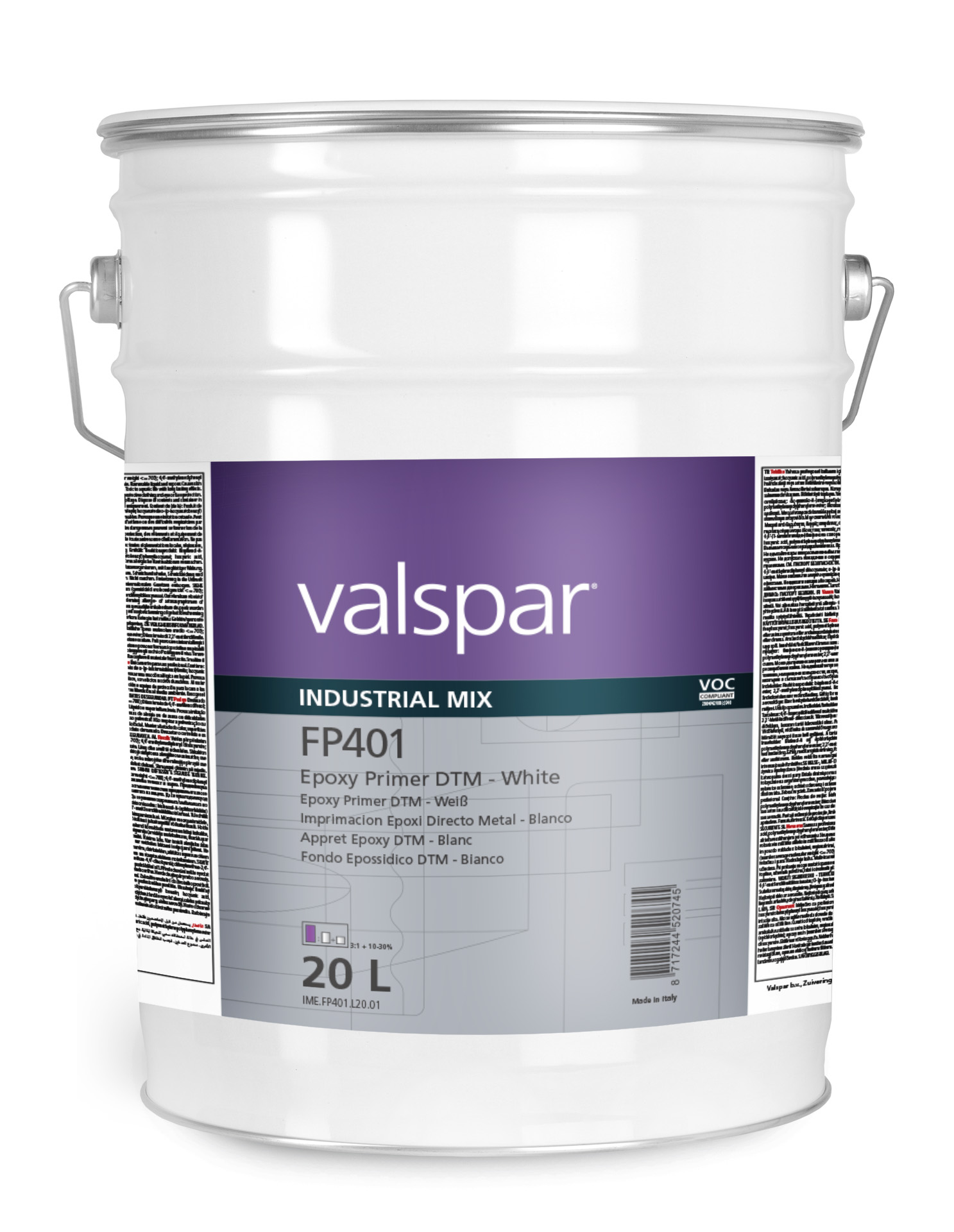 Fp401 Epoxy Primer Dtm Hvid