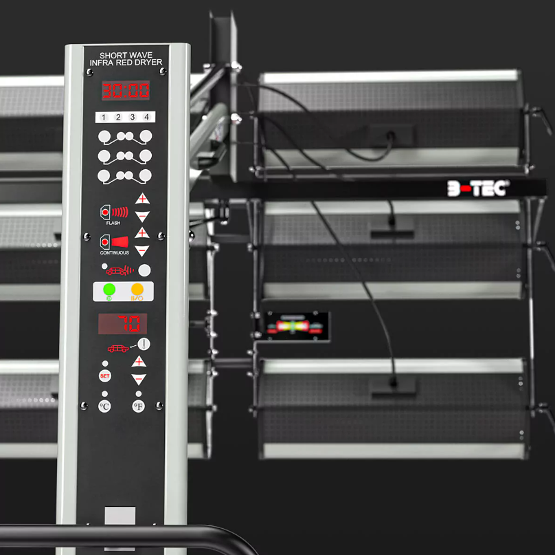 Ir-B06/-T Infrarød Tørrer 6 Kassetter