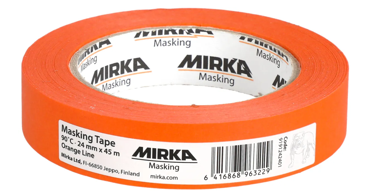 Masking Tape 90°C Orange Line 24 Mm X 45 M