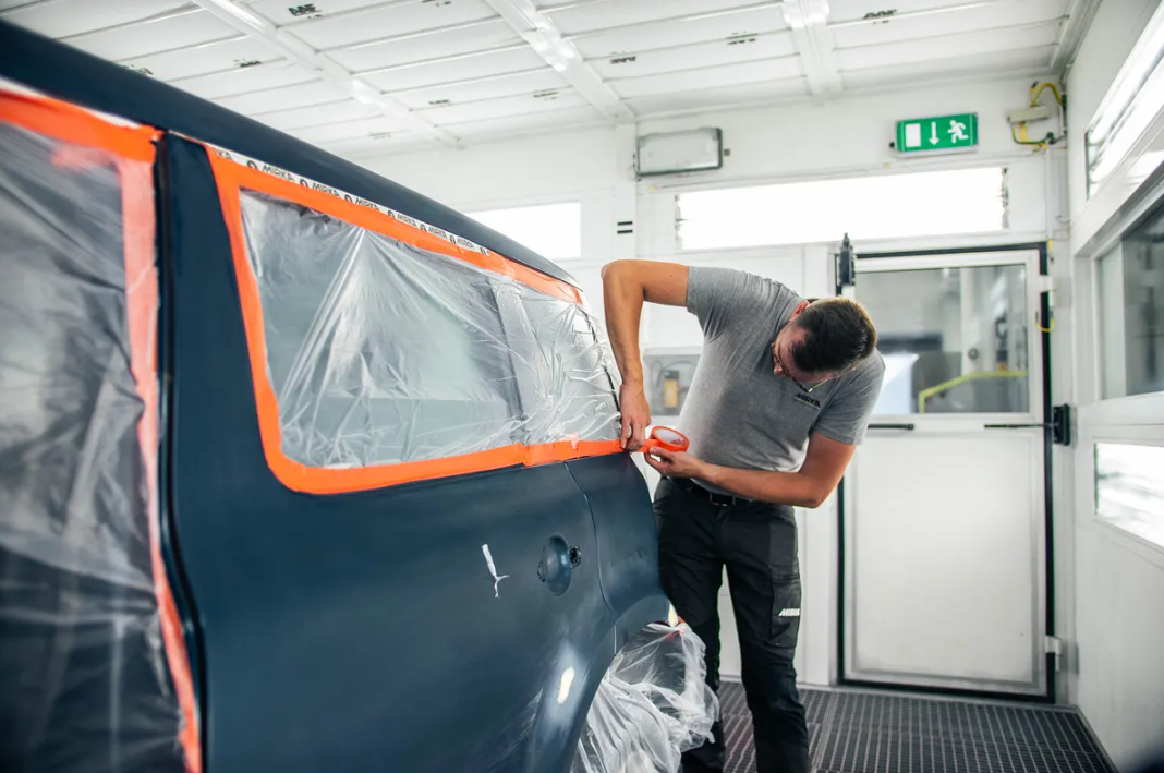 Afdækningstape 90°C Orange Line