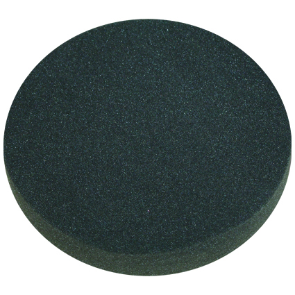 Polerpude Skum Finishing Sort Flad