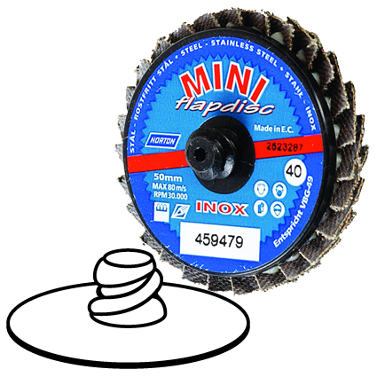 X-Treme Mini Flap Discs R828 50 Mm