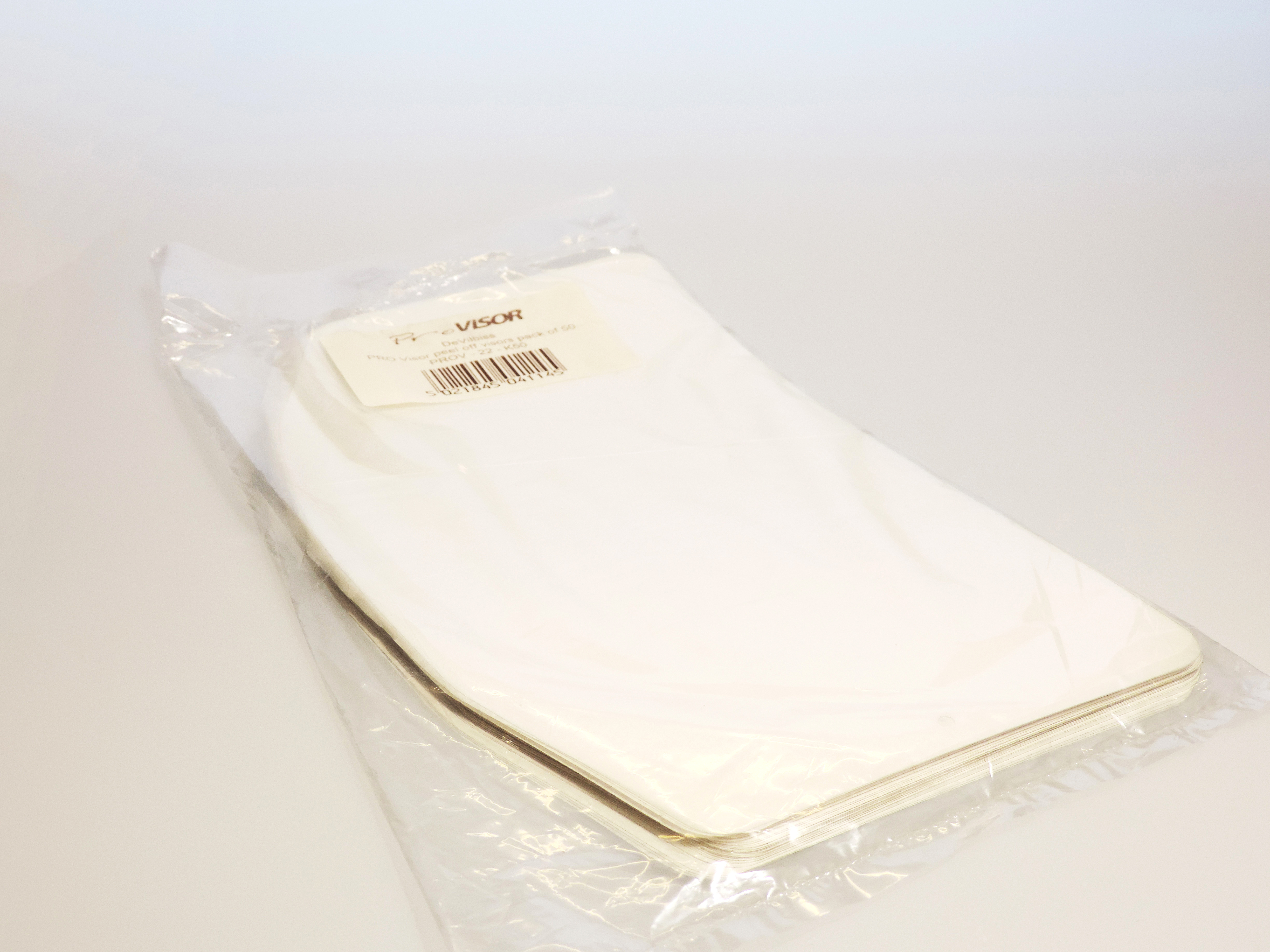 Devilbiss Peel Off Visors pack