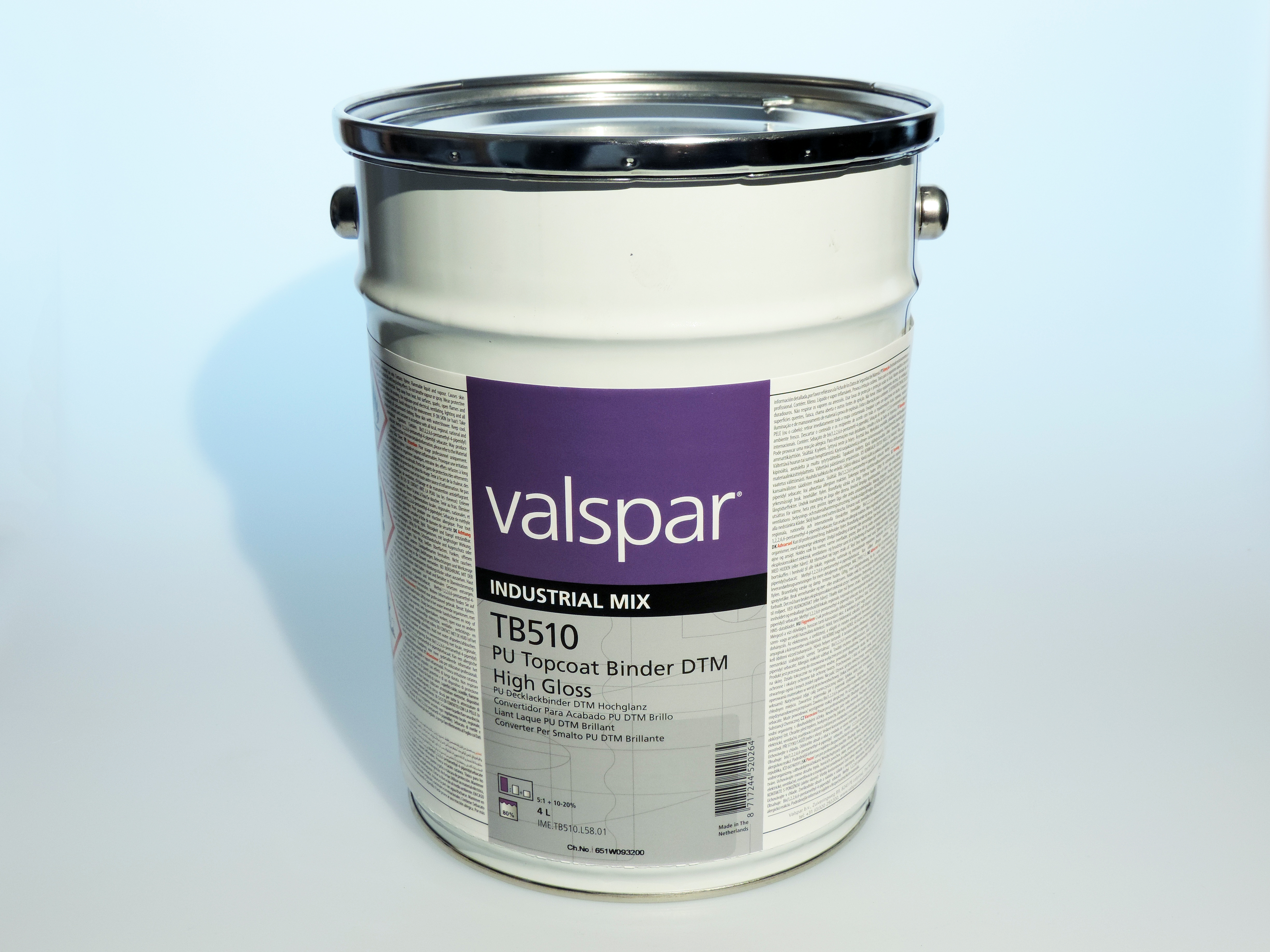 Tb510 Pu Overfladebehandler Binder Dtm High Gloss