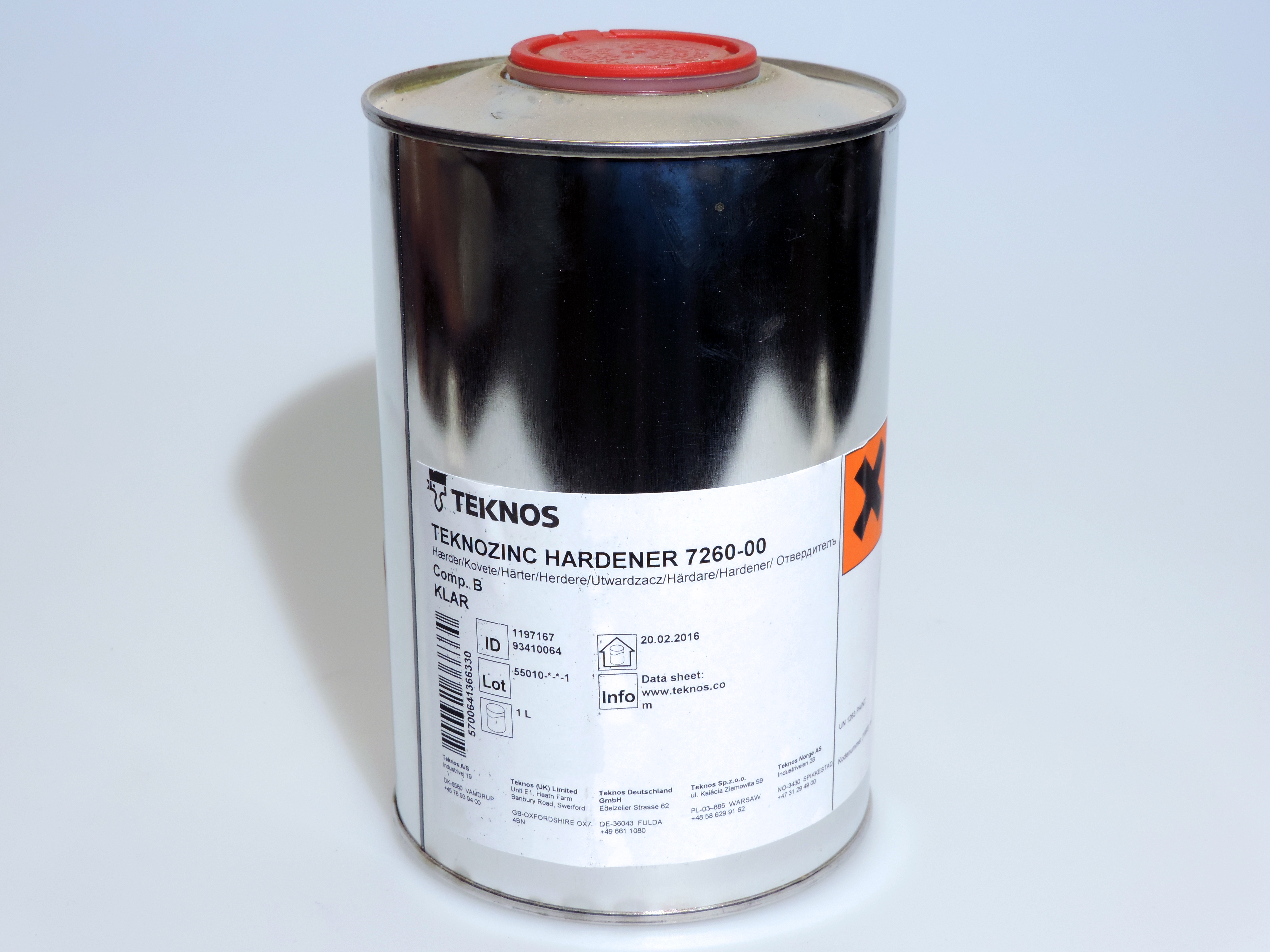 Teknozinc Hardener 7260