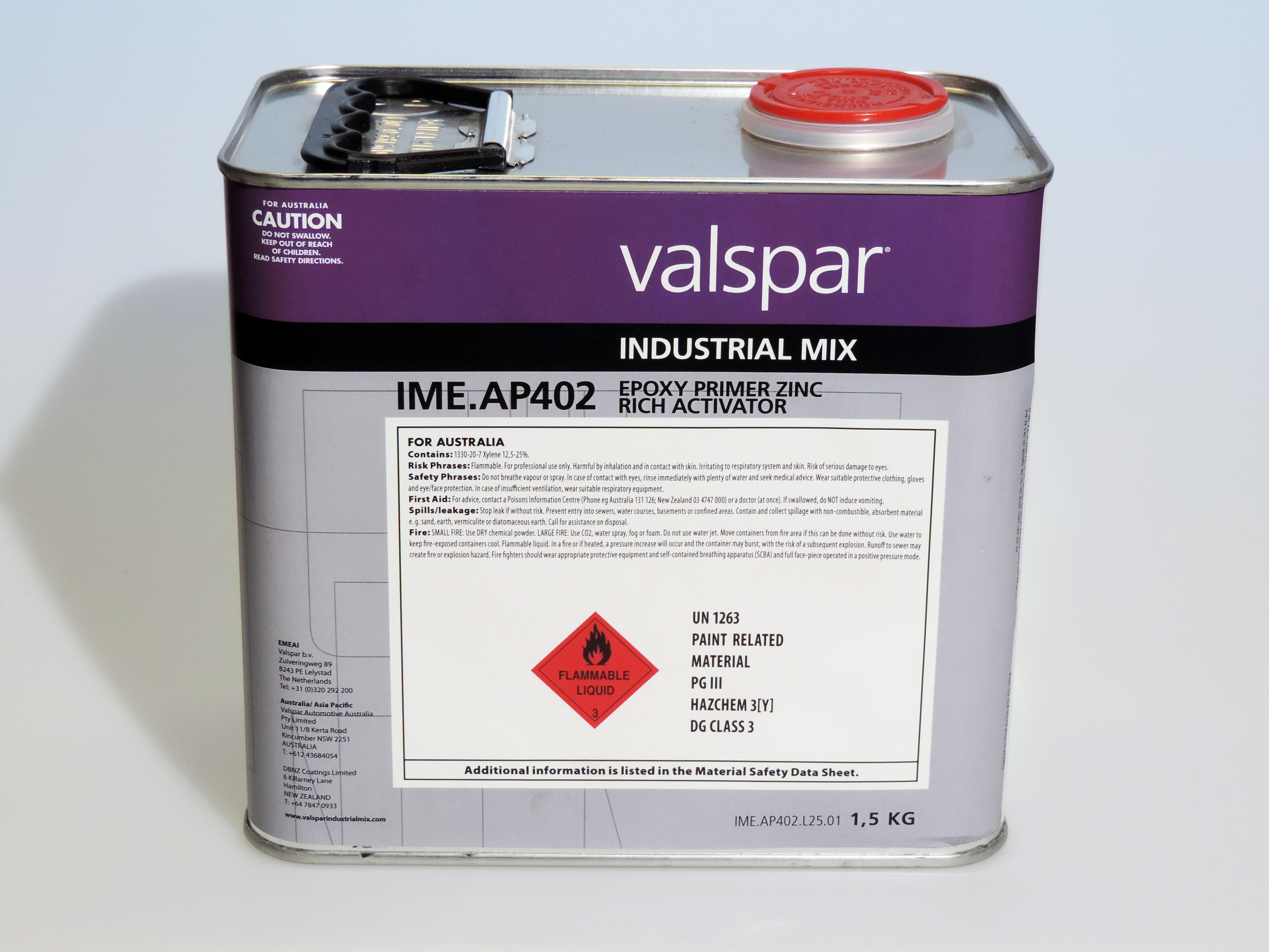 Ap402 Epoxy Primer Zinc Rich Aktivator