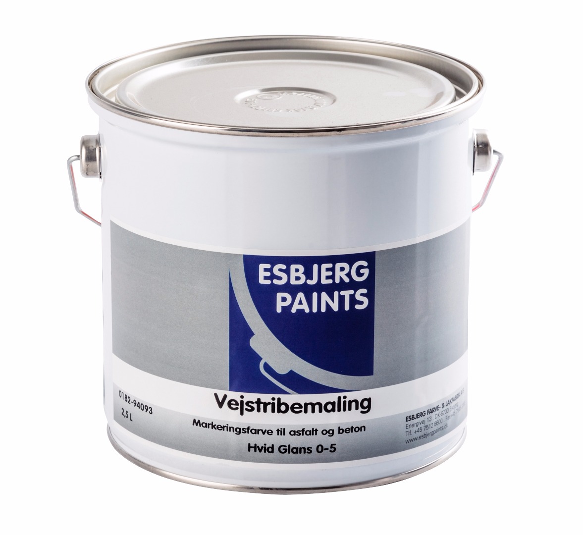 0182 Vejstribemaling Hvid