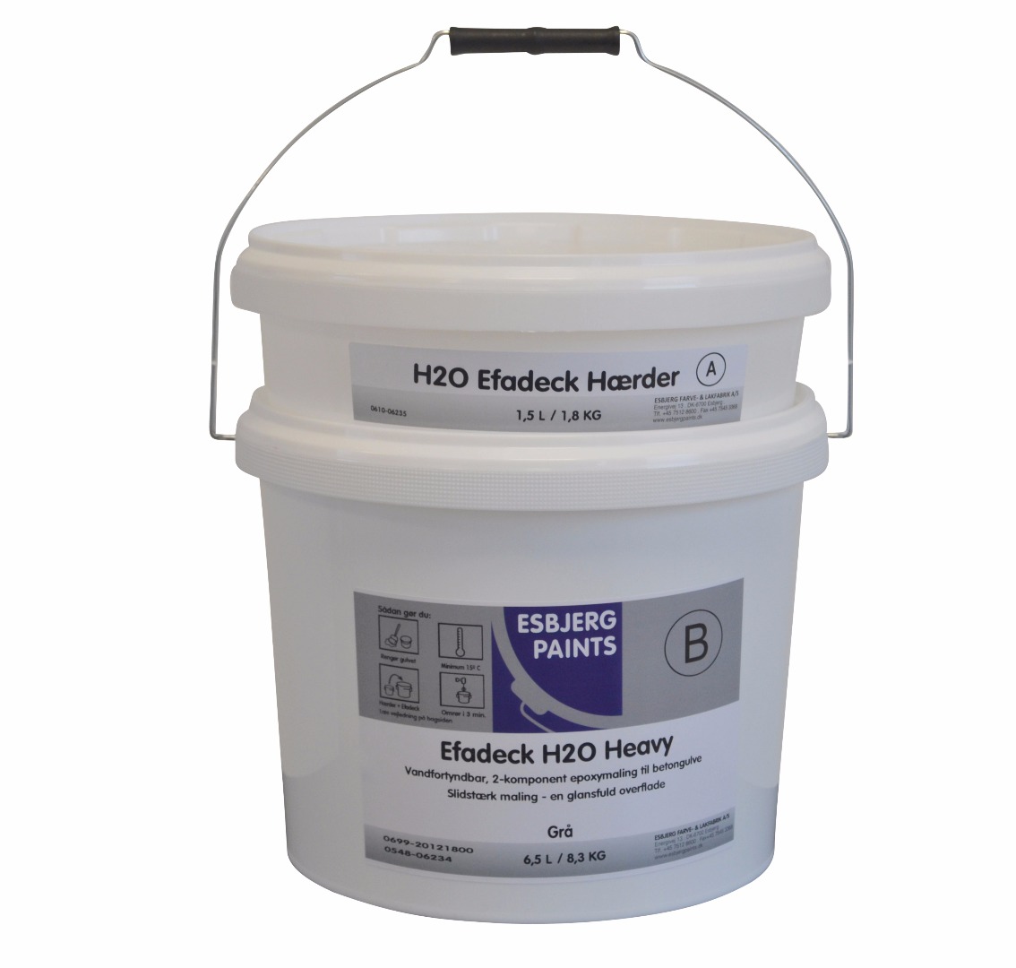 Efadeck H2O Heavy Epoxy Maling Grå