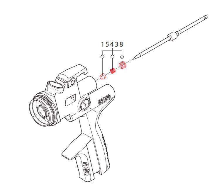 Farvenålspakning 15438